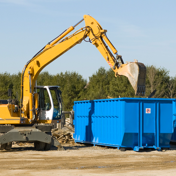 are there any restrictions on where a residential dumpster can be placed in Lowry Crossing Texas